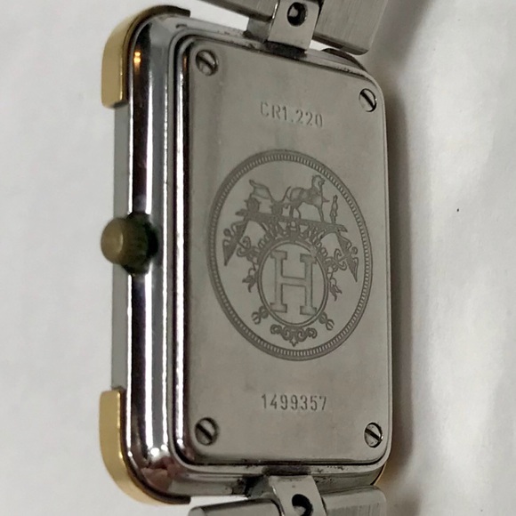 **SOLD** Hermès Croisière CR1.220 Watch w/Gold - Picture 8 of 16